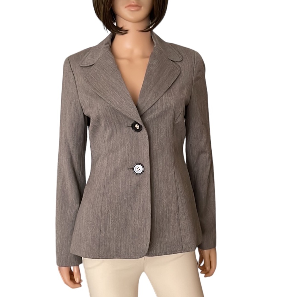 NWT Talbots wool gray blazer
